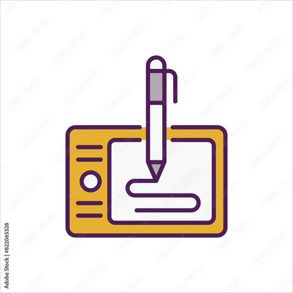 Pen Tablet Icon editable stock vector icon Pen Tablet Icon editable stock vector icon