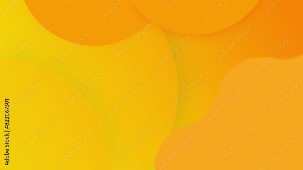 abstract background with orange and yellow, seamless loop abstract background with orange and yellow, seamless loop
