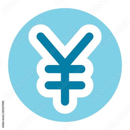 yen icon for illustration