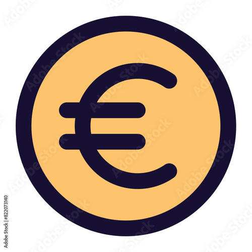 euro icon for illustration