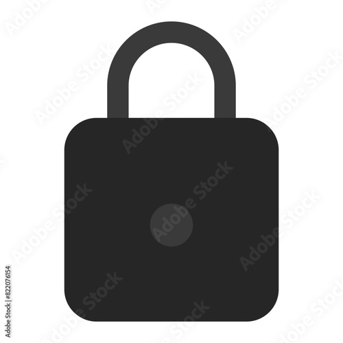 lock icon for illustration