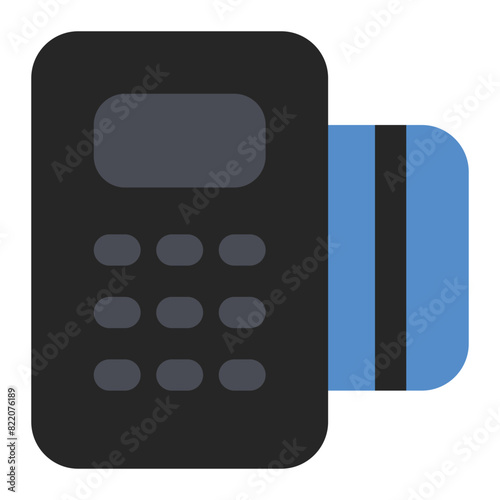 pos terminal icon for illustration