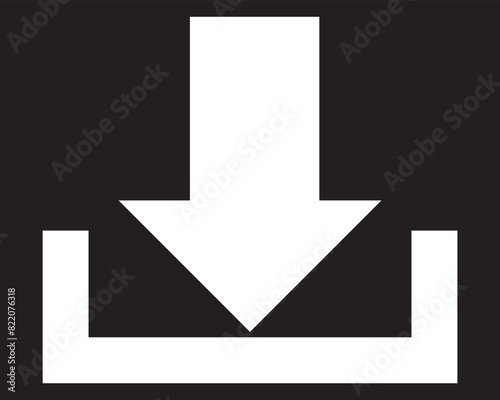 Download icon set. Download button Collection. Download files icons vector. simple download icon isolated on white background. Arrow downloading icon. Vector illustration.