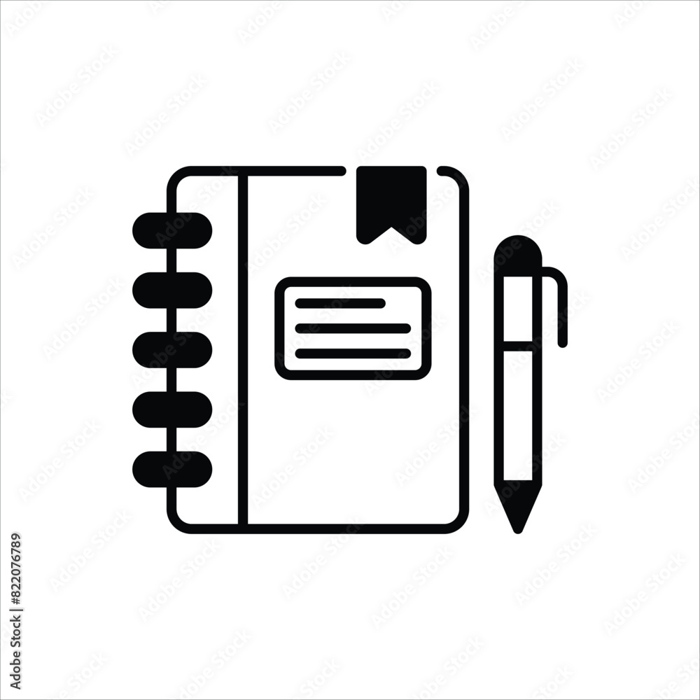 Diary Icon editable stock vector icon Diary Icon editable stock vector icon