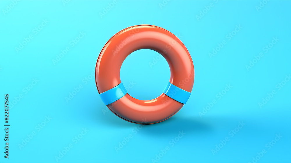 Swim Ring icon swimming 3d Swim Ring icon swimming 3d