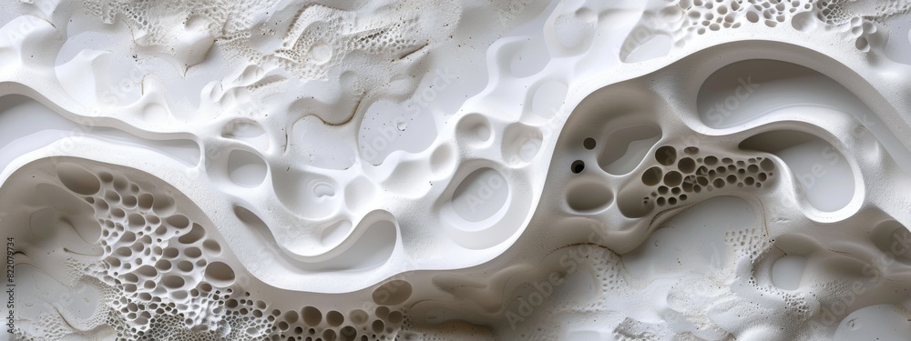 White abstract wallpaper inspired by nature, featuring organic forms and textures. White abstract wallpaper inspired by nature, featuring organic forms and textures.