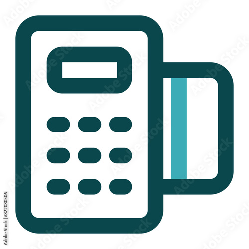 pos terminal icon for illustration