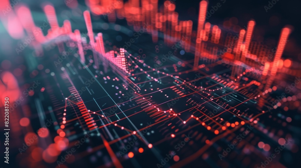 A closeup of a digital ledger with complex lines and graphs symbolizing the decentralized nature of DeFi technology. A closeup of a digital ledger with complex lines and graphs symbolizing the decentralized nature of DeFi technology.