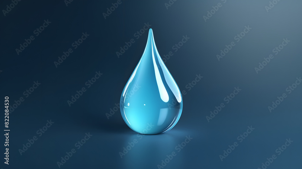 Water Drop icon swimming 3d Water Drop icon swimming 3d