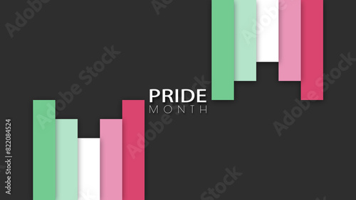 Happy Pride Month Abrosexual Pride Flag Column Background