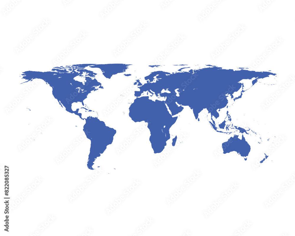 Obraz premium world map vector