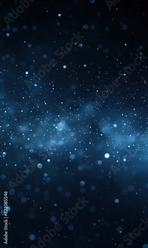 Blue Abstract Galactic Storm Photorealistic HD