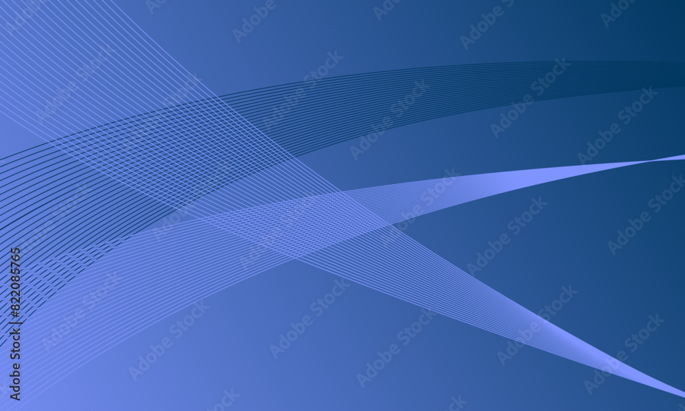 blue lines wave curves on gradient abstract background blue lines wave curves on gradient abstract background