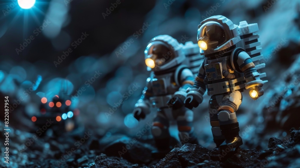 A team of astronauts on a mission to mine minerals on a nearby asteroid using digital currency as a form of payment for their labor. A team of astronauts on a mission to mine minerals on a nearby asteroid using digital currency as a form of payment for their labor.
