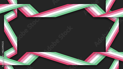 Happy Pride Month Abrosexual Pride Flag Swirl Frame Background
