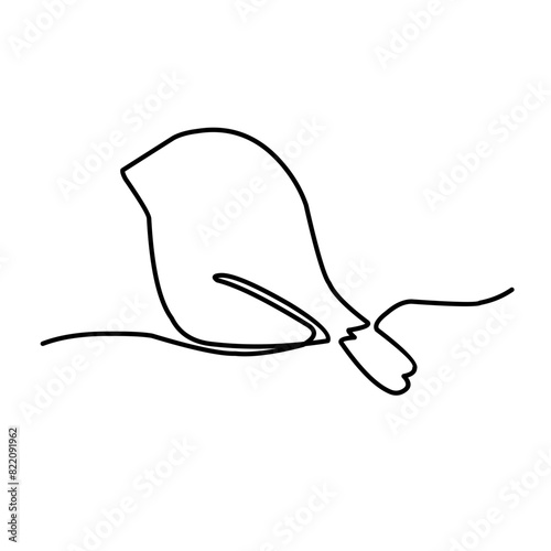 chicken thigh continuous line art