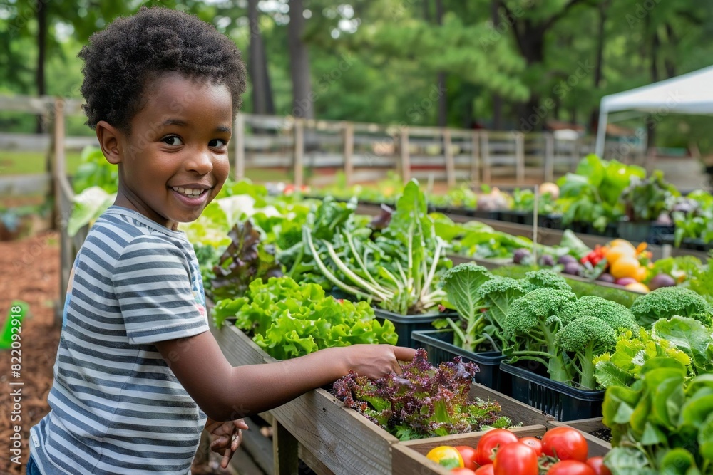 custom made wallpaper toronto digitalAfrican American Family's Well-Organized and Fresh Assorted Vegetable Garden