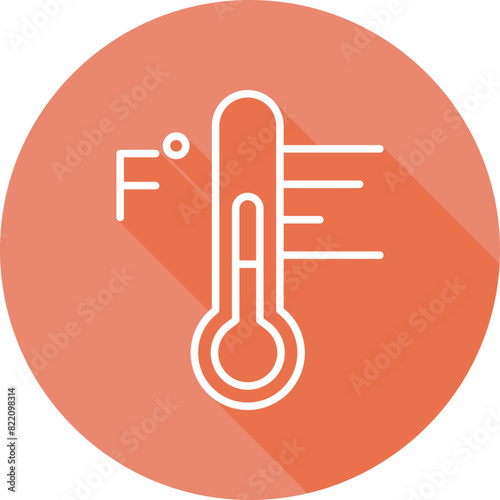 Fahrenheit Degrees Icon