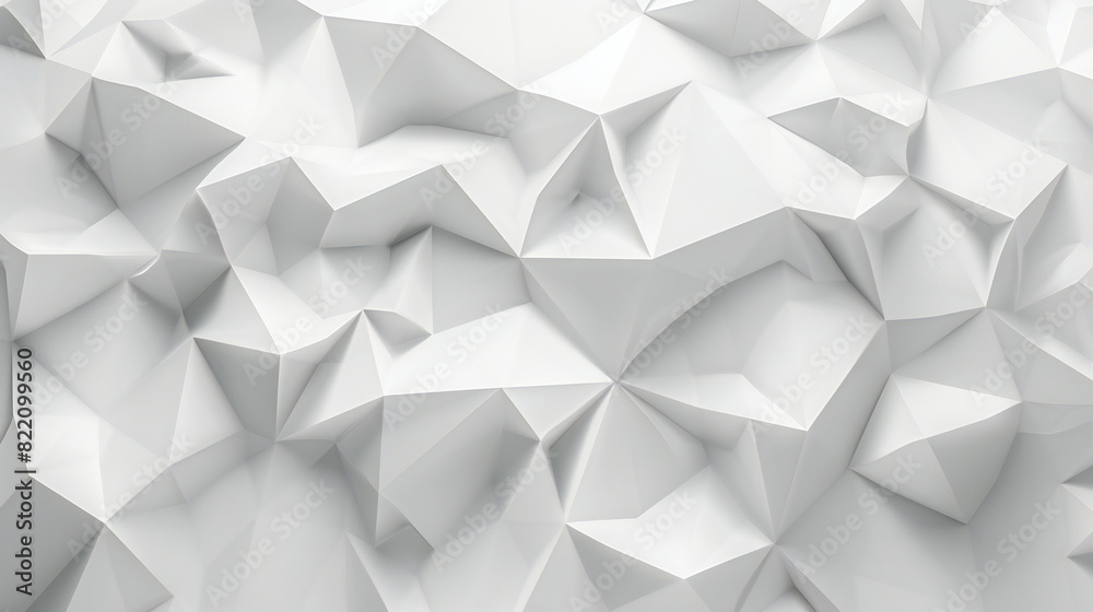 White low poly background texture White low poly background texture