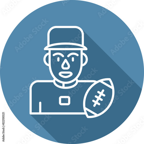 American Football Player Icon