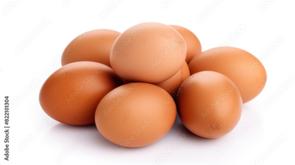 Chocolate egg isolated on white background Chocolate egg isolated on white background