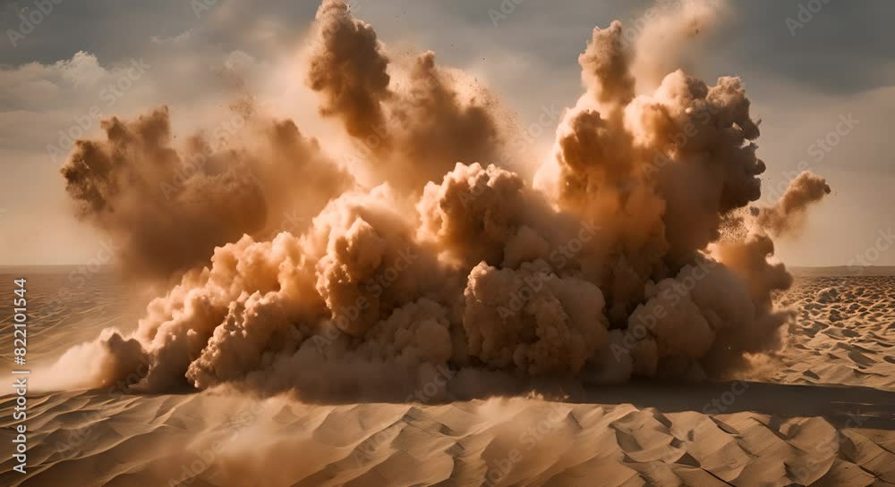 Brown dust explotion