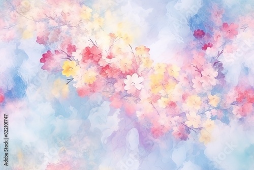 design textile flower colorful pattern background