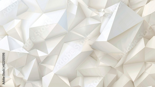 White low poly background texture