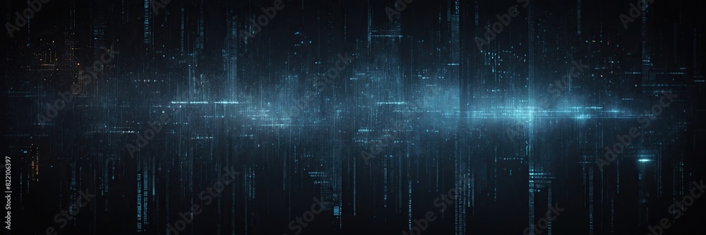 Digital pixelated or bit patterns symbolizing data and communication. Digital pixelated or bit patterns symbolizing data and communication.