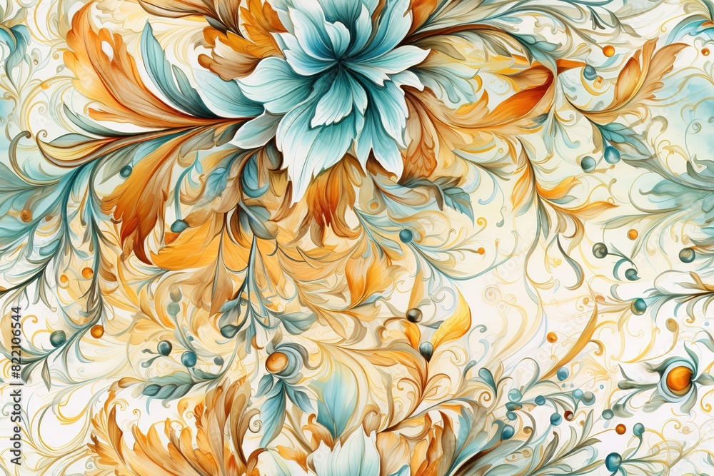 Floral pattern design , Printing Textile , Transfer designs , pattern , flower