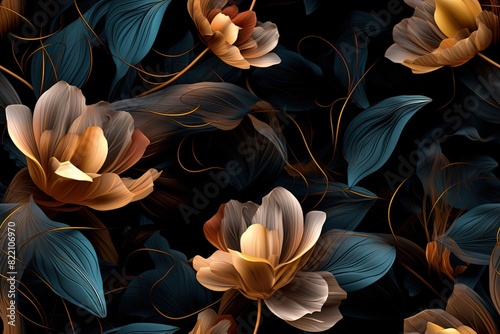 Floral pattern design , Printing Textile , Transfer designs , pattern , flower