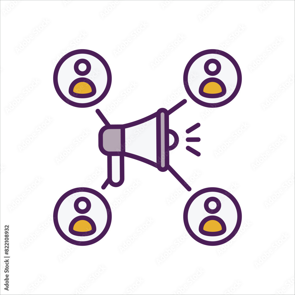 Promotion Icon editable stock vector icon Promotion Icon editable stock vector icon