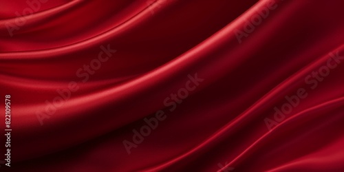 Red  cloth texture background, red silk satin fabric, dark red color,Red luxury silk textile material background,a sumptuous burgundy silk texture photo
