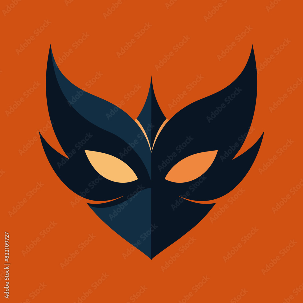 mask isolated on black mask isolated on black