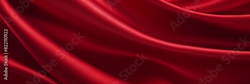 Red  cloth texture background, red silk satin fabric, dark red color,Red luxury silk textile material background,a sumptuous burgundy silk texture