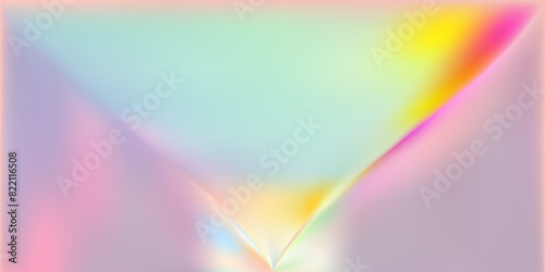 A blue and purple abstract background with facets from the center, created by refracting light through a prism or piece of glass, with neon shades and a gradient mesh. Vector overlay layer