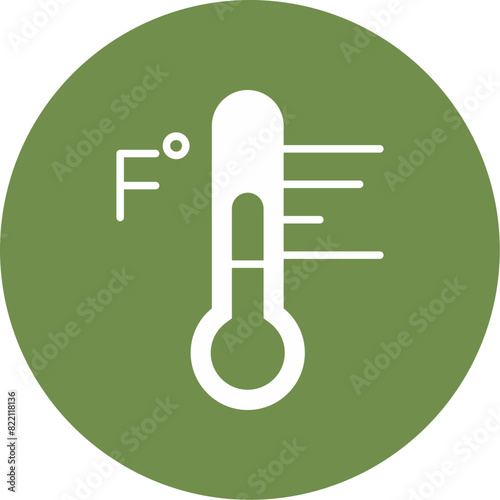 Fahrenheit Degrees Icon