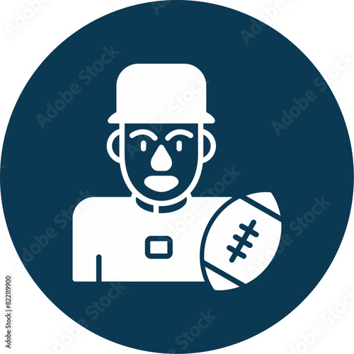 American Football Player Icon