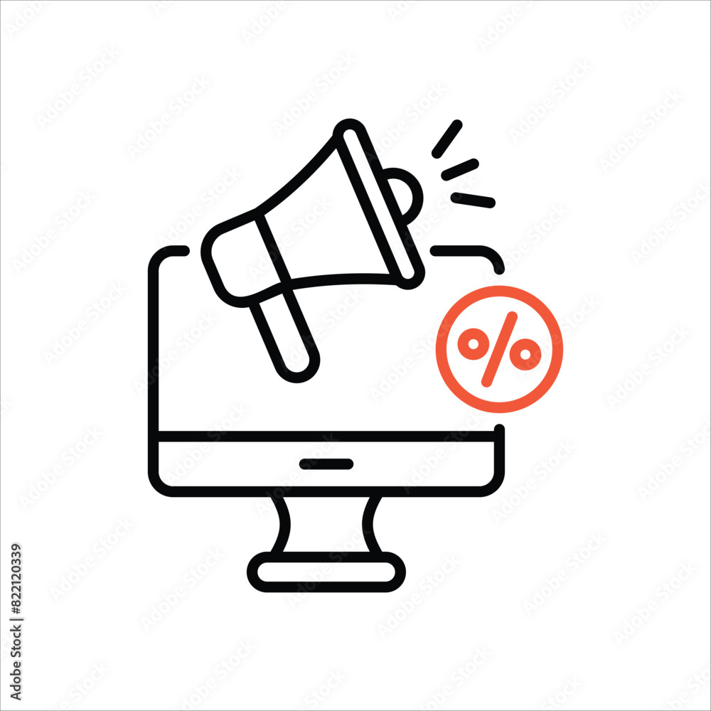 Promotion Icon editable stock vector icon Promotion Icon editable stock vector icon