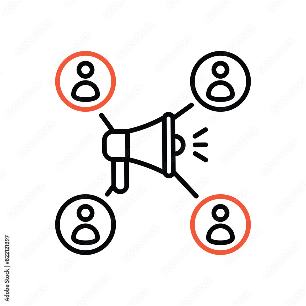 Promotion Icon editable stock vector icon Promotion Icon editable stock vector icon