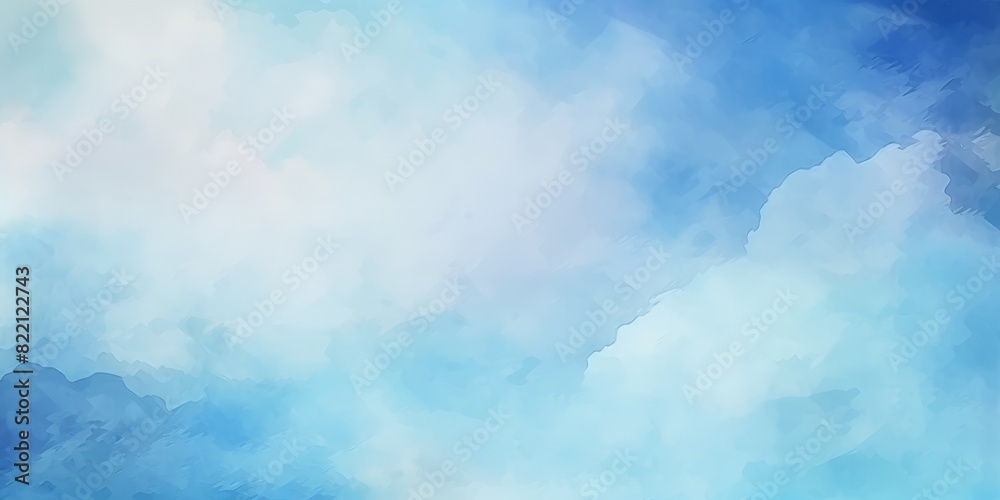 Abstract blue watercolor background with clouds, sky and fog. Light blue watercolor texture for poster, banner, card, invitation or packaging design. hand painted watercolor brush strokes Abstract blue watercolor background with clouds, sky and fog. Light blue watercolor texture for poster, banner, card, invitation or packaging design. hand painted watercolor brush strokes