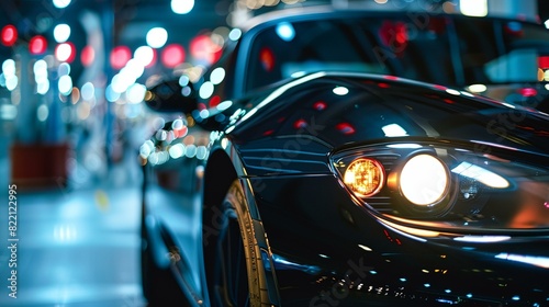 Wallpaper Mural a close-up of a car with a blurry background Torontodigital.ca