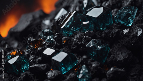 Obsidian Obscurity, Dark and Mysterious Volcanic Glass