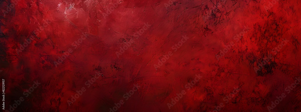 Antique Textured Red Background with Gradient and Highlights