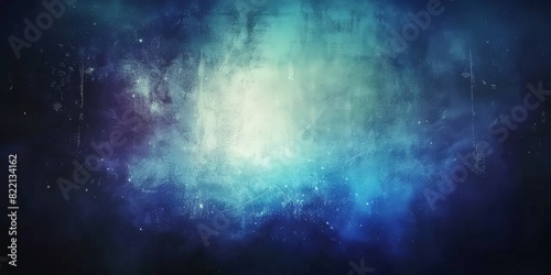 vintage film borders and frames, night sky, dark blue background, film grain dust and scratches texture overlay with vignette border dirty grunge, banner 