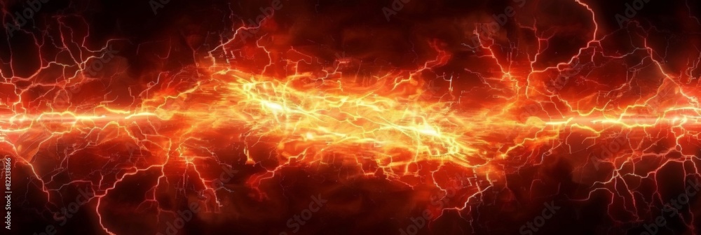 Red lightning background, red thunder with orange electric energy, sky full of dark clouds, dark red orange thunderstorm, red orange lightning effect. electric texture, banner Red lightning background, red thunder with orange electric energy, sky full of dark clouds, dark red orange thunderstorm, red orange lightning effect. electric texture, banner