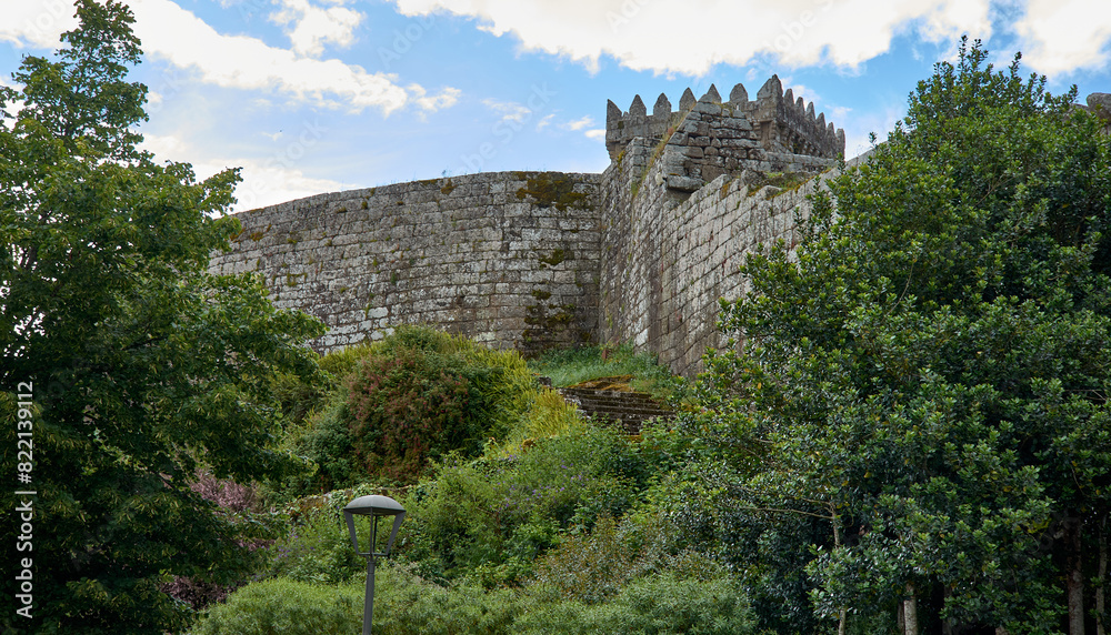 Obraz premium Outer wall of Castro Laboreiro Castle in Portugal