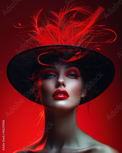 portrait of a woman. strong and beautiful