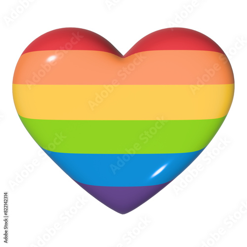 3D colorful heart.Pride month symbol.Unconditional love icon.Cute heart graphic vector. Free Download 3D colorful heart.Pride month symbol.Unconditional love icon.Cute heart graphic vector. - GFXLoad
