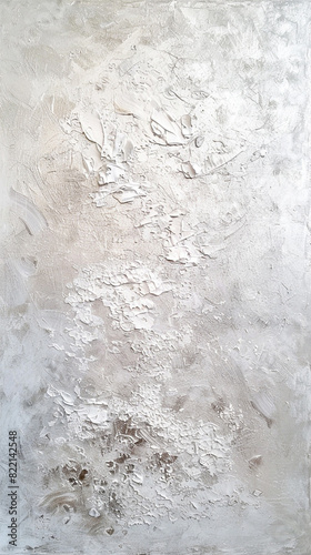 Silver and white paint strokes, abstract mobile wallpaper